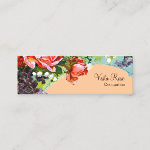 Victoriaans bloemen - VERANDER KLEUR Visitekaartje