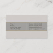 Victoriaans Bloemen Visitekaartje (Achterkant)