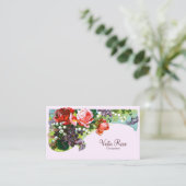 Victoriaans bloemen ~ Visitekaartjes (Staand voorkant)