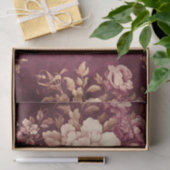  Victoriaans Bloemenboeket in Wijn Tissuepapier (Geschenk)