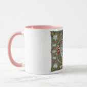 Victoriaans bloemenfruit bakken  chart mok (Links)