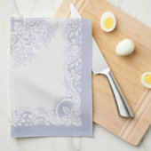 Victoriaans bloemenkeukenhanddoek theedoek (Quarter Fold)