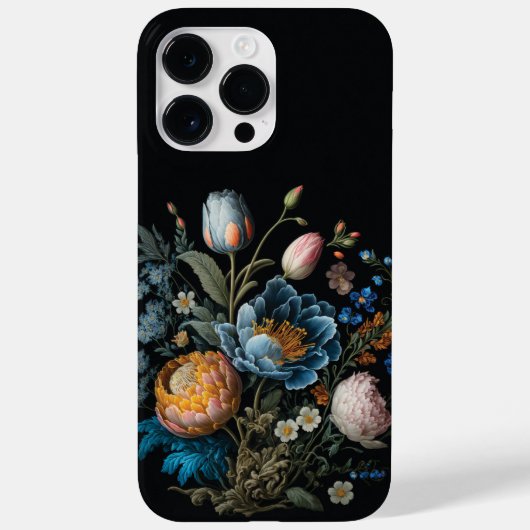 Victoriaans bloemenontwerp - een tijdloze klassiek Case-Mate iPhone case (Achterkant)