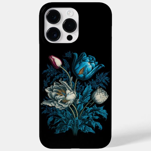Victoriaans bloemenontwerp - een tijdloze klassiek Case-Mate iPhone case (Achterkant)