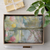  Victoriaans bloementuin en herenhuis Tissuepapier (Geschenk)