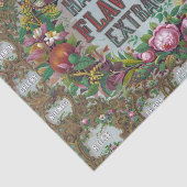 Victoriaans bloemenvrucht vintagebaking extract ch tissuepapier (Detail)