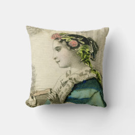  Victoriaans bloemhoofdkrans kussen