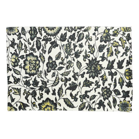 Victoriaans bloemmotief Ornament Kussensloop (Voorkant)
