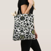 Victoriaans bloemmotief Ornament Tote Bag (Dichtbij)