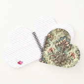 Victoriaans Bloemschaafpatroon Notitieboek (Binnen)