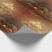 Victoriaans bloesem - elegante bloemkunst - nieuw cadeaupapier (Hoek)