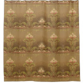 Victoriaans bloesem - elegante bloemkunst - nieuw douchegordijn (Voorkant)