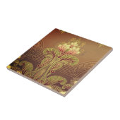 Victoriaans bloesem - elegante bloemkunst - nieuw tegeltje (Zijkant)