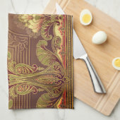 Victoriaans bloesem - elegante bloemkunst - nieuw theedoek (Quarter Fold)