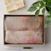 Victoriaans Blush Engels Rozen Gold Gunge Tissuepapier (Geschenk)