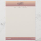 Victoriaans Blush Gepersonaliseerd briefhoofd (Voorkant)