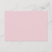 Victoriaans Blush Roze Bloemen Huwelijkswebsite QR Informatiekaartje (Achterkant)