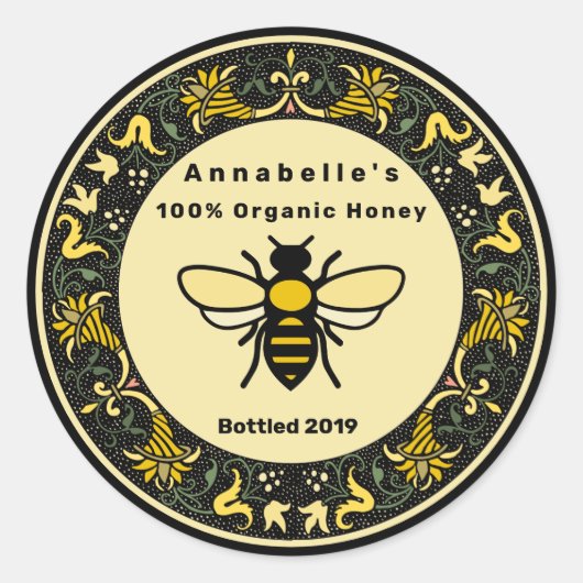 Victoriaans Boarder Honey Label 2 (Voorkant)