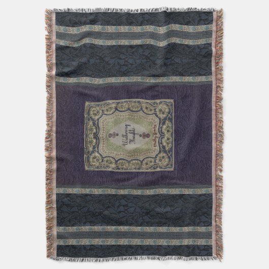 Victoriaans boek Binding Wuthering Heights Deken (Voorkant Verticaal)