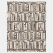 Victoriaans boeken fleece deken (Voorkant)