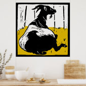 Victoriaans boerengeiten poster (Keuken)