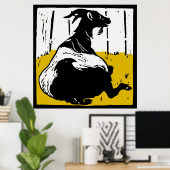 Victoriaans boerengeiten poster (Thuiskantoor)