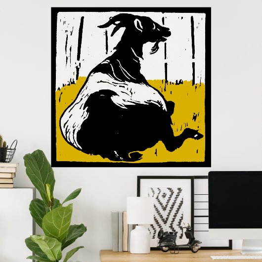 Victoriaans boerengeiten poster (Thuiskantoor)