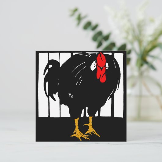 Victoriaans boerenrooster aankondiging (Staand voorkant)