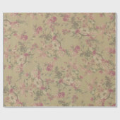  Victoriaans boomstambloemen Fancy Cadeaupapier (Vlak)