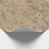 Victoriaans boomstambloemen Fancy Cadeaupapier (Hoek)