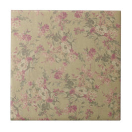 Victoriaans boomstambloemen Fancy Tegeltje