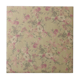  Victoriaans boomstambloemen Fancy Tegeltje