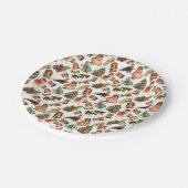 Victoriaans Bord kerstpapier (Gekanteld)