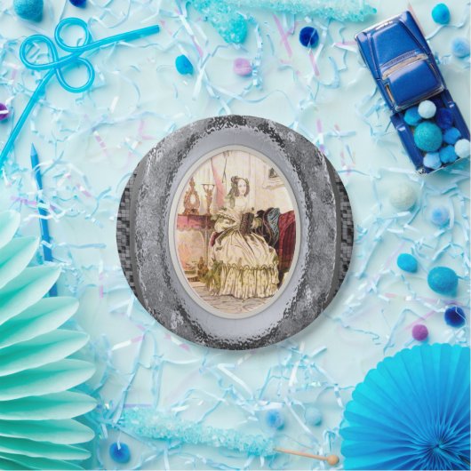 Victoriaans borden papier papieren bordje (Feest)