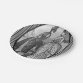 Victoriaans borden papier papieren bordje (Gekanteld)