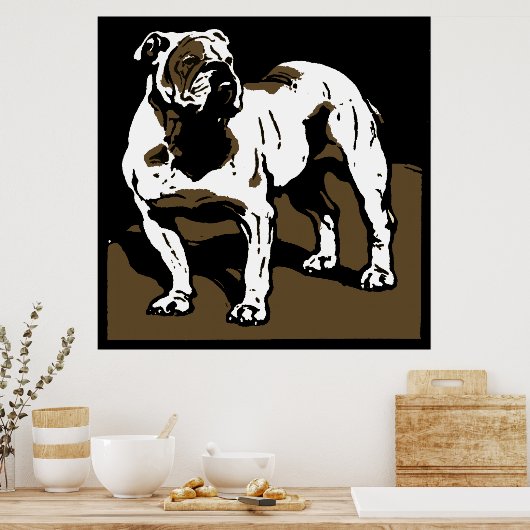 Victoriaans Bossenveestuin Poster (Keuken)