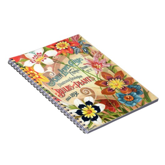 Victoriaans Botanisch Sparaxis Bloemen Notitieboek (Rechterzijde)