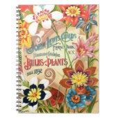 Victoriaans Botanisch Sparaxis Bloemen Notitieboek (Voorkant)