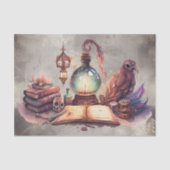 Victoriaans Boudoir | Antiek bureau met Crystal Ba Tissuepapier (Voorkant)