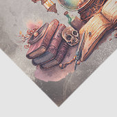 Victoriaans Boudoir | Antiek bureau met Crystal Ba Tissuepapier (Detail)