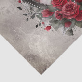 Victoriaans Boudoir | Antiek Muziek Keltische Lap Tissuepapier (Detail)