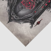 Victoriaans Boudoir | Antiek Rozen kledingkast Tissuepapier (Detail)