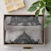 Victoriaans Boudoir | Antiek Rozen kledingkast Tissuepapier (Geschenk)