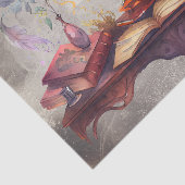 Victoriaans Boudoir | Antiek schrijftafel met lamp Tissuepapier (Detail)