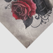 Victoriaans Boudoir | Antiek Spellingboeken met Ro Tissuepapier (Detail)