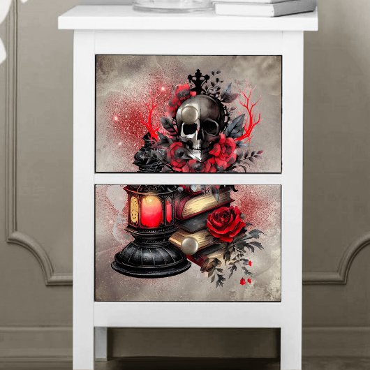 Victoriaans Boudoir | Antiek spreuken boeken met s Tissuepapier