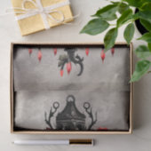 Victoriaans Boudoir | Oud Crystal Chandlier Licht Tissuepapier (Geschenk)