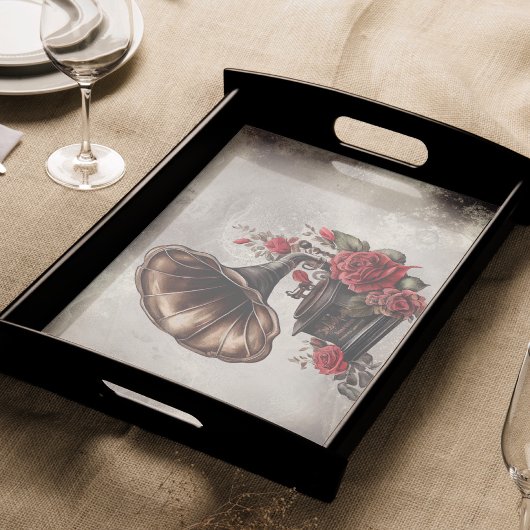 Victoriaans Boudoir | Oude Gramophone Muziekspeler Tissuepapier