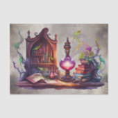 Victoriaans Boudoir | Oude Heksenbalie en Boekenka Tissuepapier (Voorkant)