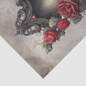 Victoriaans Boudoir | Oude Kaars Muur Sconce Licht Tissuepapier (Detail)